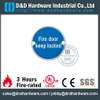 SUS304 Fire Door Indication Circular Sign Plate for Wooden Doors -DDSP007