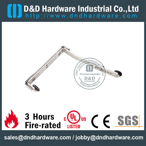 Stainless Steel Gate Coordinator Device Hardware for Exterior Double Door –DDDR004
