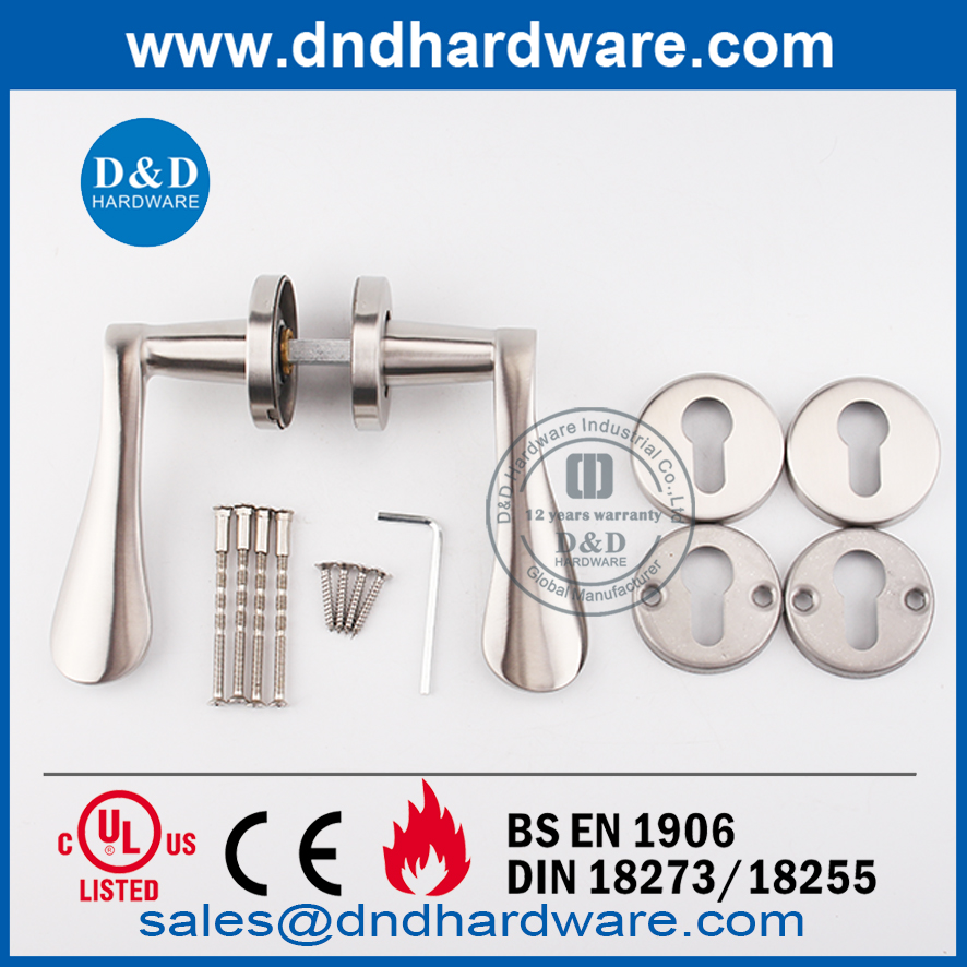 Stainless Steel Design House Solid Lever Door Handle-DDSH012