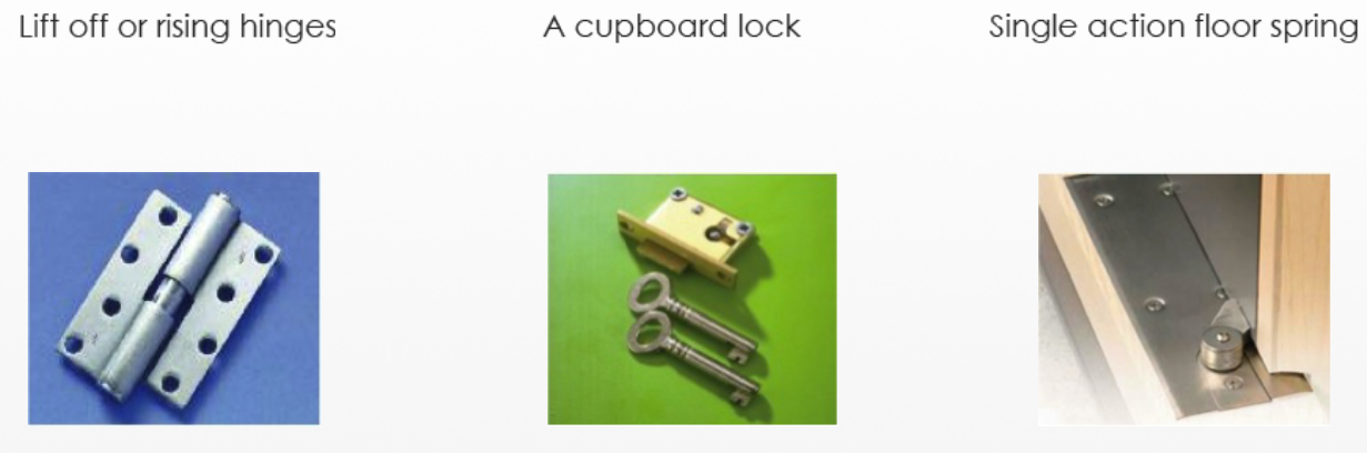door hanging hardware