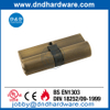 Solid Brass Antique Brass Euro Double Cylinder Lock-DDLC003