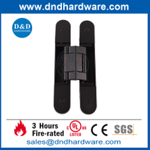 3D Matte Black Zinc Alloy Interior Door Hidden Hinge-DDCH008-G40