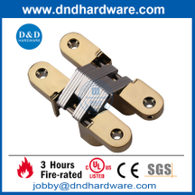 Zinc Alloy Polished Brass Polished finish concealed hinge for Door-DDCH007