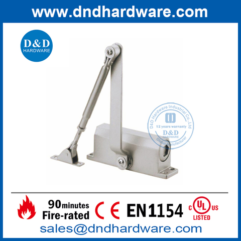 Best Aluminium Adjustable Hold Open Door Closer-DDDC001