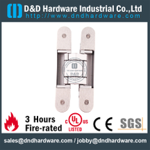 180 degree Sliver Sanding lid heavy duty 3D Adjustable Concealed Hinge for Hotel Wooden Door-DDCH008-G40S