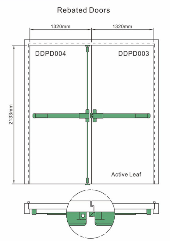 rebated doors