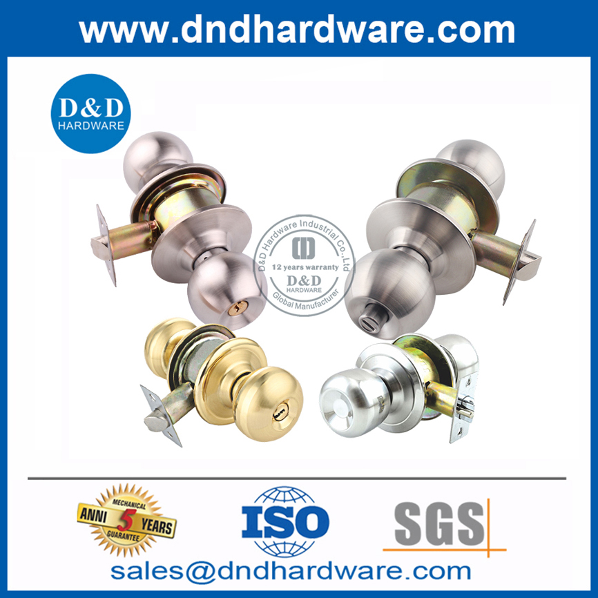 Commercial Door Lockset Types ANSI Double Cylinder Heavy Duty Deadbolt-DDLK029