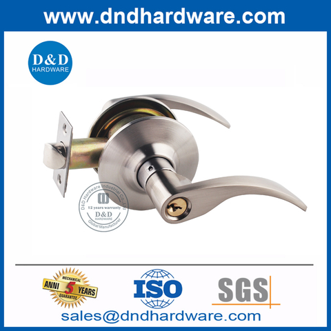 Zinc Alloy Lever Handle Lock Set for Commercial Door-DDLK005