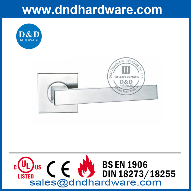 Modern Custom Stainless Steel Square Interior Door Handle-DDTH020