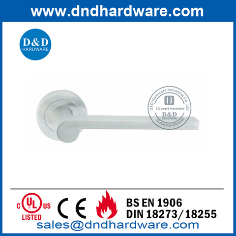 Security Grade 304 Tube Silver Storm Door Handle-DDTH022