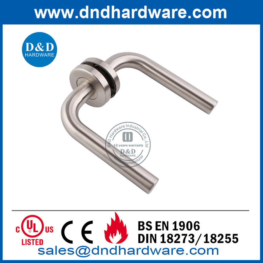 EN1906 Grade 4 Stainless Steel Straight Lever Door Handle-DDTH002