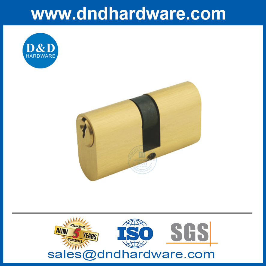 High Security Quality Euro Classic Double Open Anti Drill Brass Door Lock Cylinders Core-DDLC008