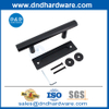 Stainless Steel Pull and Flush Heavy Duty Black Sliding Barn Door Handle-DDBD101