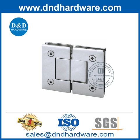 180 Degree Door Hinge Glass Shower Door with Hinges for Bathroom-DDGH004