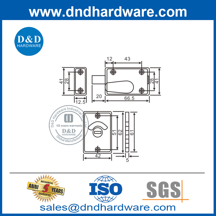 Stainless Steel Vacant and Engaged Bathroom Indicator for Door-DDIK005