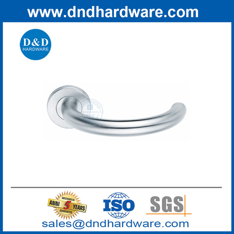European Door Handles Stainless Steel Exterior Lever Door Handles-DDTH014
