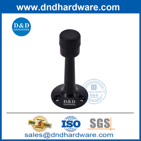 Black Zinc Alloy High Quality Door Stopper for Bedroom Door-DDDS019