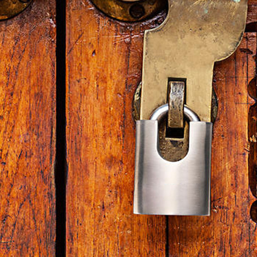 Types of Padlocks Hardware Padlock Shackle Stainless Steel American Lock Padlock-DDPL006