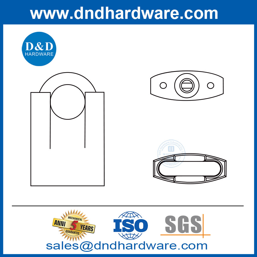 Master Key Padlock Stainless Steel Padlock Safety Padlock Security Padlocks Waterproof Padlock-DDPL007