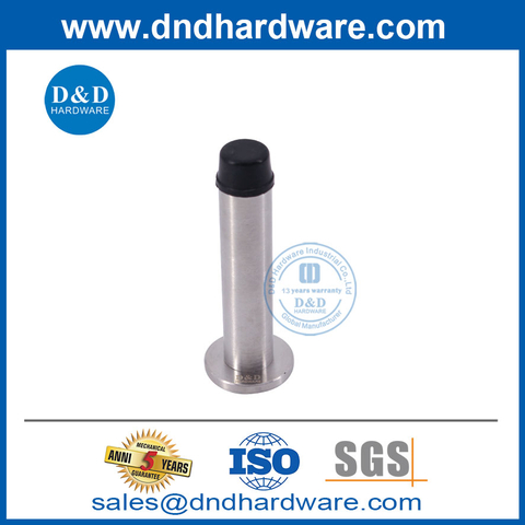 Satin Nickel Zinc Alloy Wall Type Bathroom Door Stopper-DDDS015-B