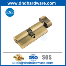 Euro 6 Pins Solid Brass Bathroom Antique Brass Security Anti Drill Door Lock Cylinders-DDLC007