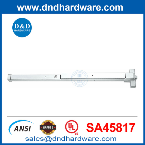 Stainless Steel ANSI UL Panic Hardware Alarm Function Push Bar-DDPD029