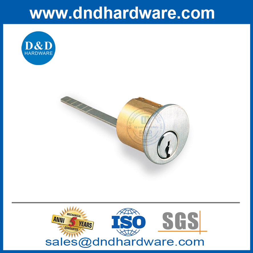 Different Finishes Solid Brass Construction Hardware Rim Lock Cylinder-DDLC018