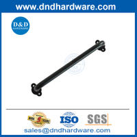 Sliding Barn Door Handle with Flush Finger Pull Black Wooden Handles-DDBD092