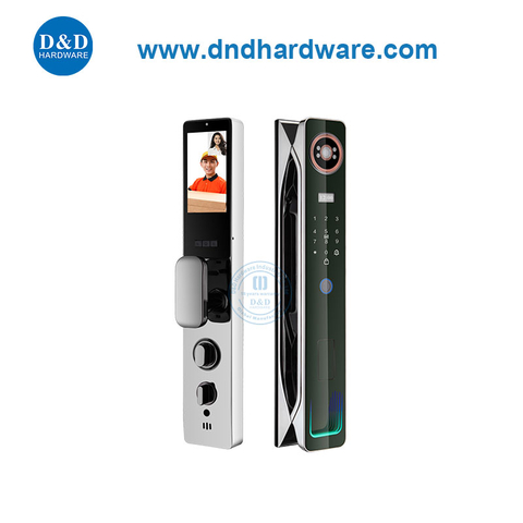 3D Face Recognition Intelligent Front Door Smart Lock with Video Intercom-DDEL007