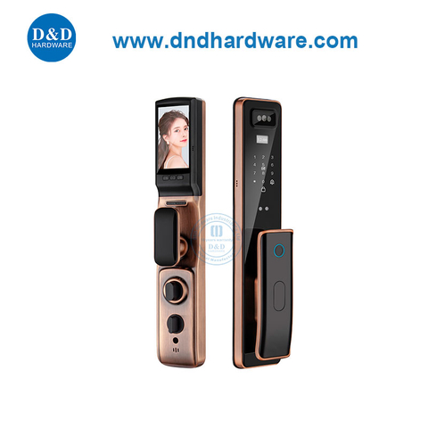 Digital Electronic Fingerprint Remote Control Smart Door Lock with Camera-DDEL011