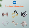 Crank Type Hotel Home Security Door Guard Lock in Stainless Steel Material-DDDG015