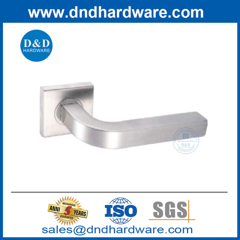 Satin Stainless Steel SS304 Commercial Office Home Door Lever Handle-DDTH044