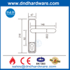 CE EN1125 Stainless Steel Fire Rated Lever Trim with Lock for Panic Bar-DDPD015