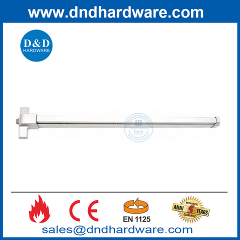Fire Rated Panic Bar Installation CE EN1125 Panic Exit Device Bar Hardware-DDPD026