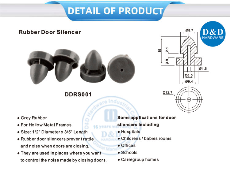 door silencers