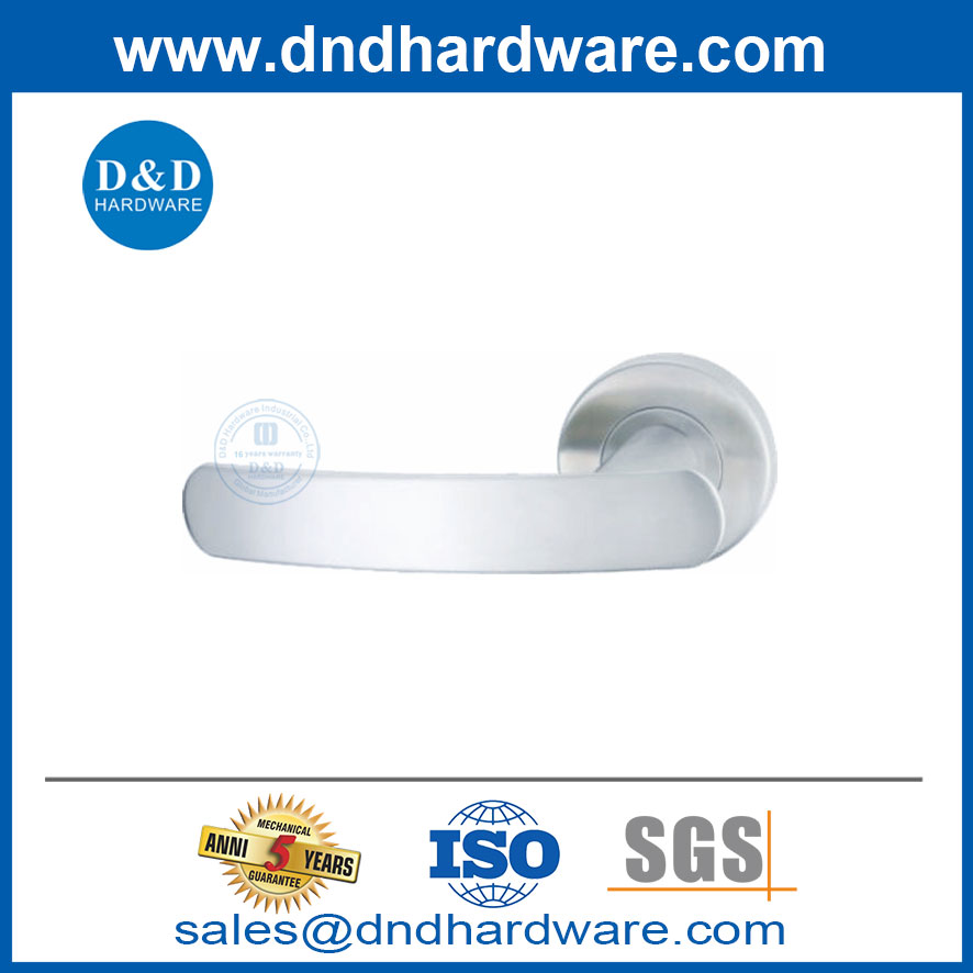 Stainless Steel Rose Door Handle Guangdong Hardware Door Handles-DDSH010
