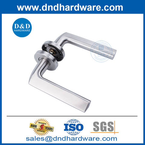 Stainless Steel Office Door Handles Lever Style Interior Door Handles-DDSH016