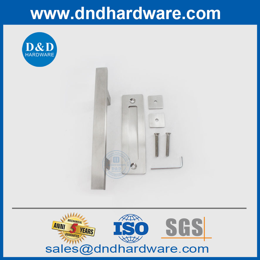 Stainless Steel Design Pull And Flush Barn Door Set Sliding Barn Door Handles-DDBD103