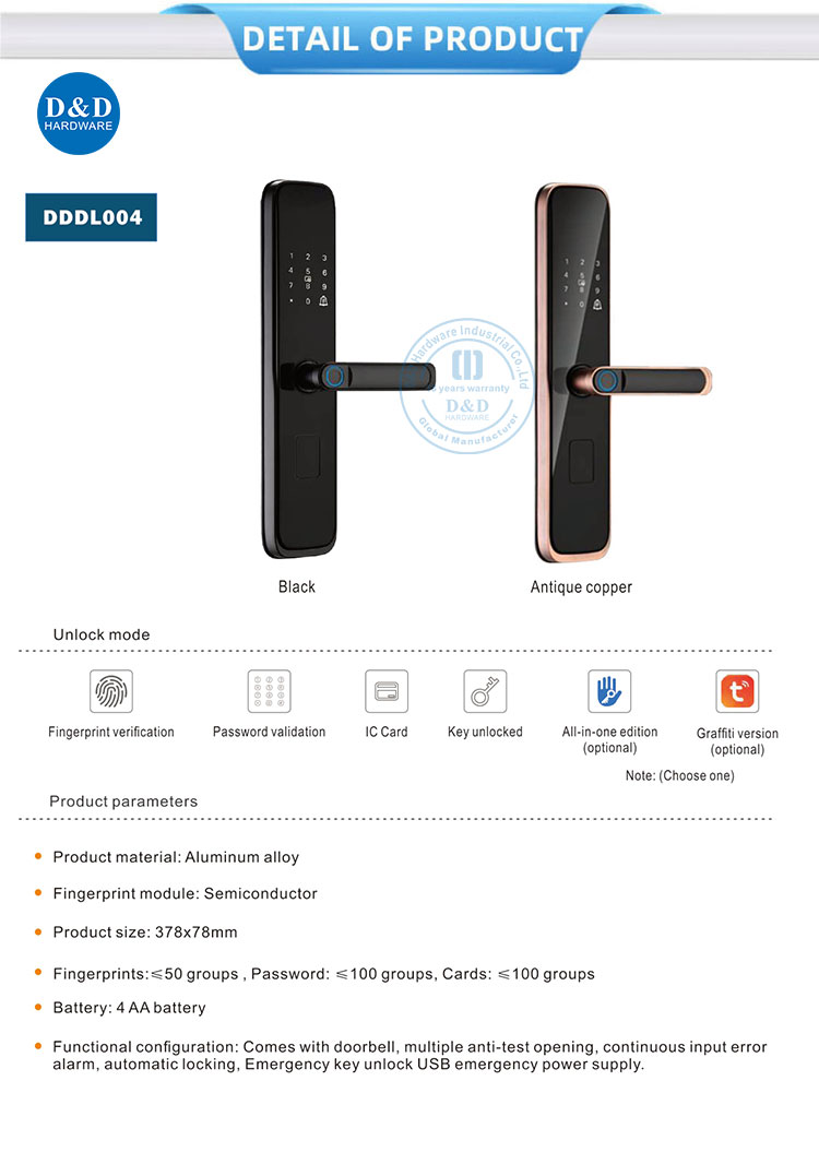 Fingerprint Door Lock
