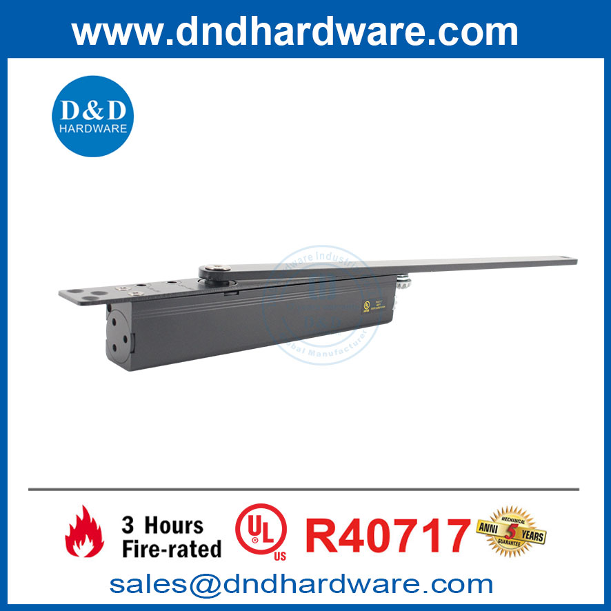 Aluminium door closer