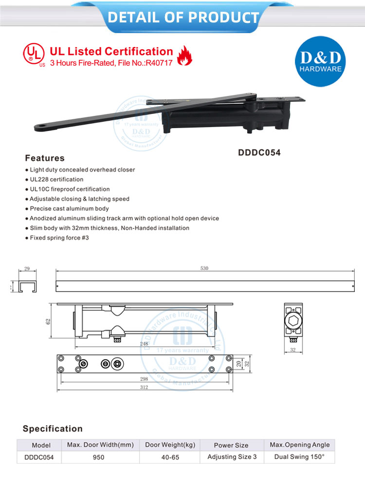 Door Closer hardware