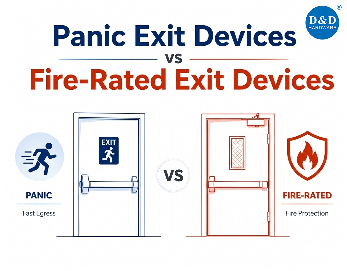 Panic Exit Devices vs Fire-Rated Exit Devices