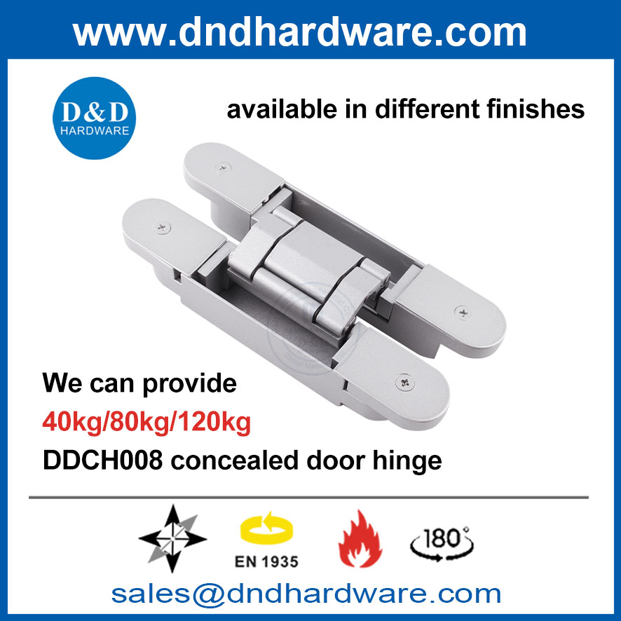 3D Adjusting EN1935 Invisible Door Hinge for Wood Fire Rated Door