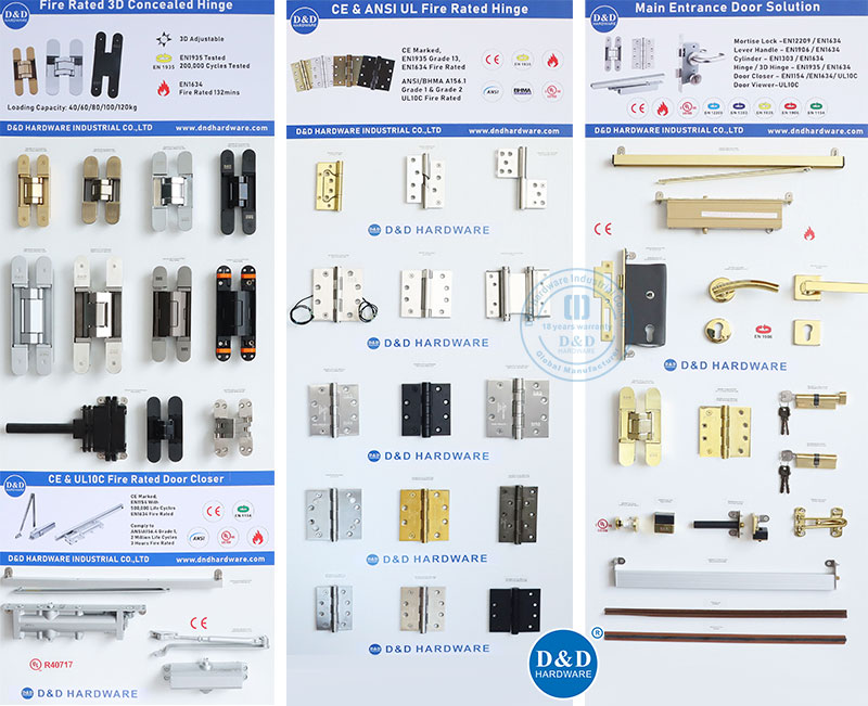 dndhardware-fire rated door hinge