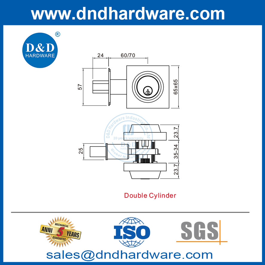 tubular deadbolt lock