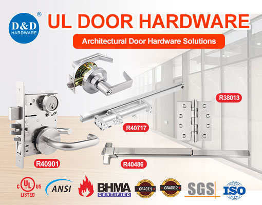 What does UL Listed fire door hardware include