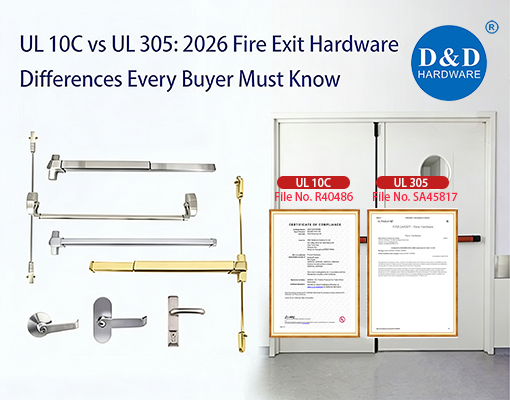 UL 10C vs UL 305: 2026 Fire Exit Hardware Differences Every Buyer Must Know