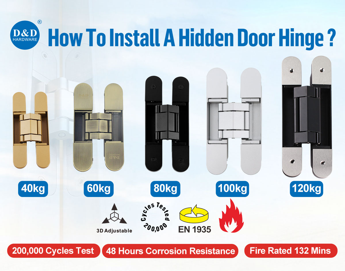 How To Install A Hidden Door Hinge ?