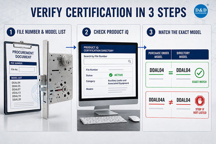 How to Verify Certification in Three Steps