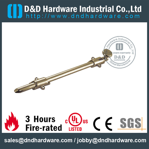 Brass Decorative Surface Flush Bolt for Interior Wooden Door -DDDB009